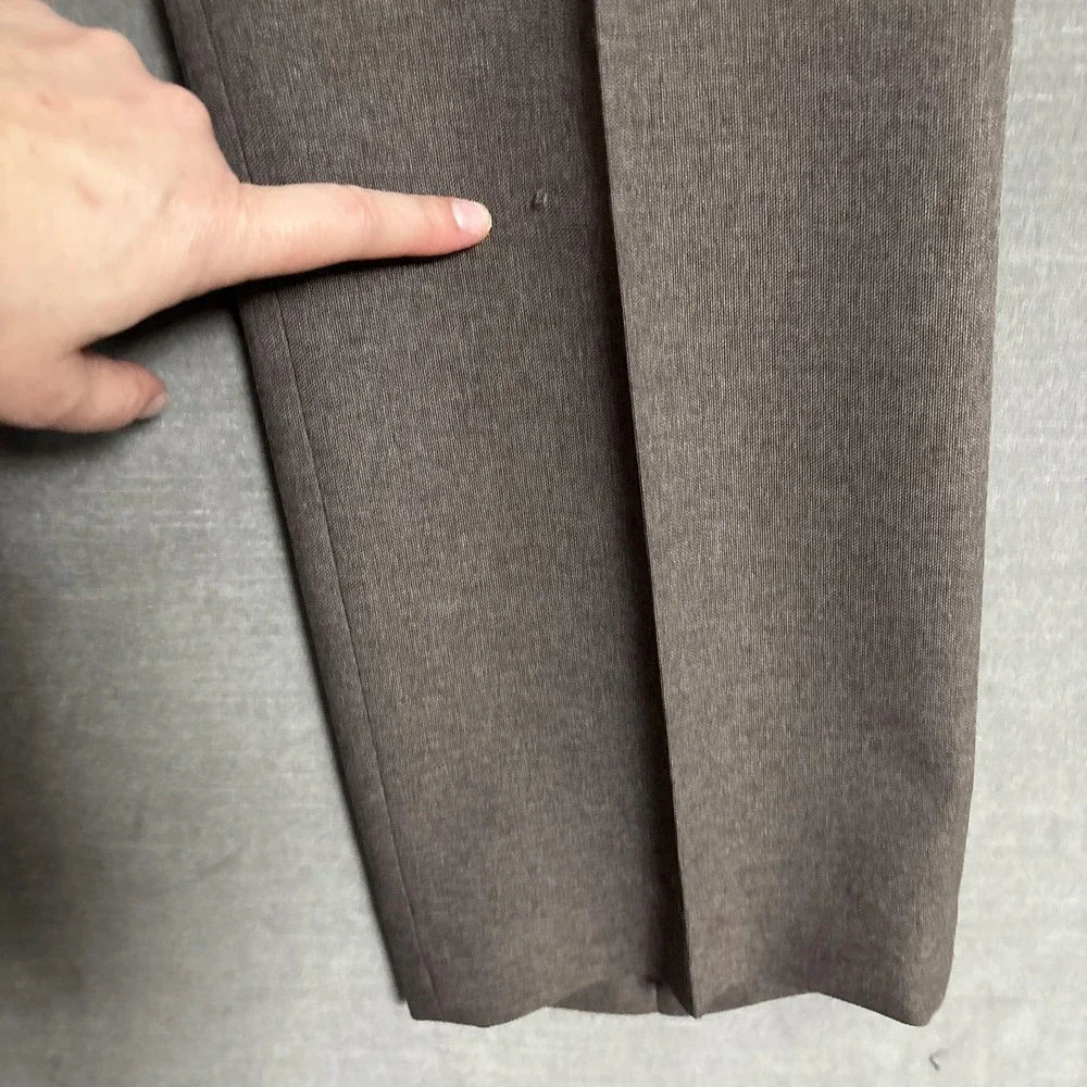 Vintage Haggar Suit 44L Blazer‎ 34x32 Pants Brown Polyester Disco 70s 80s USA